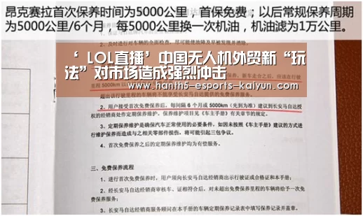 ‘ LOL直播’中国无人机外贸新“玩法”对市场造成强烈冲击(图3) 开云电竞